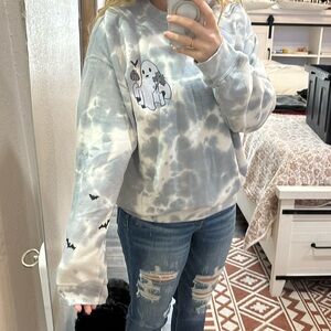Boo tye dye crewneck